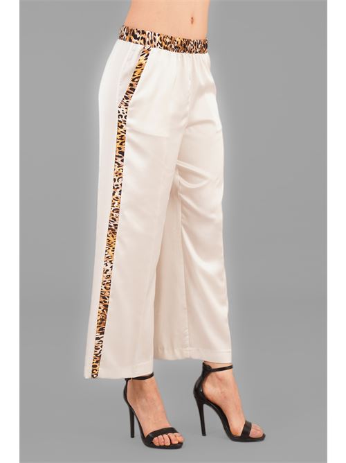 Pantalone in raso GM by Gai Mattiolo | GM2944PANNA
